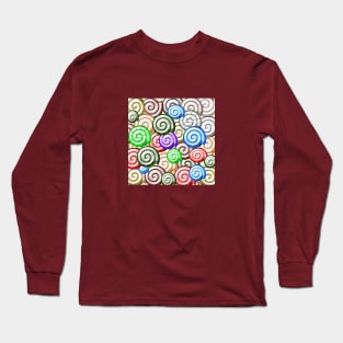 3D snail shells design Long Sleeve T-Shirt